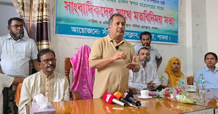 কথা বলেছেন তথ্যমন্ত্রী জহির উদ্দিন স্বপন